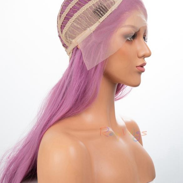 Human Hair Full Lace Wig Curly Ash Brown