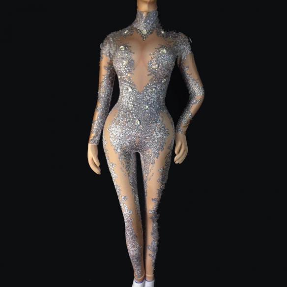 Silver Pattern Bodysuit