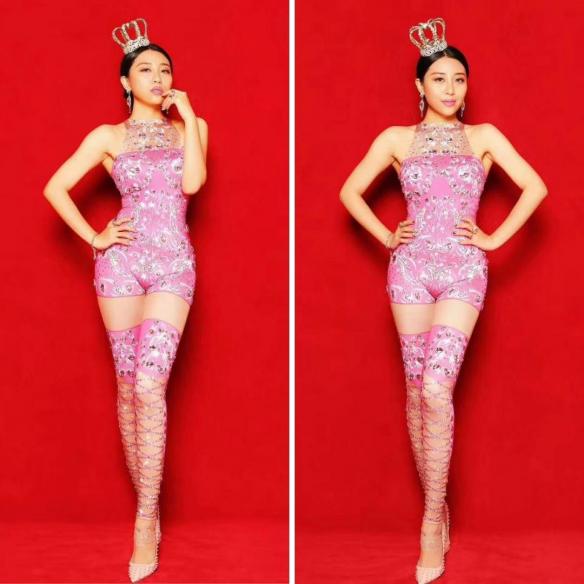 Fluorescent Pink Bodysuit