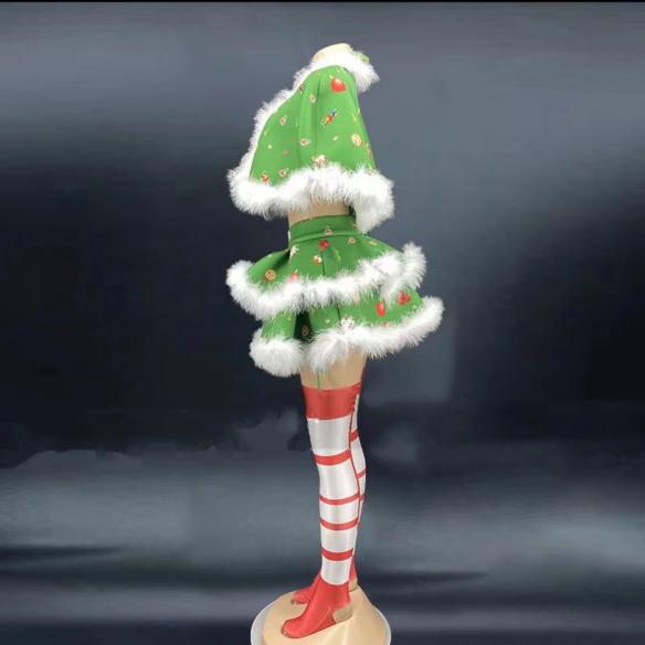 Green Christmas Dress Suits