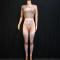 Nude and Pink Rhinestone Bodysuit