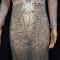 Skincolor Rhinestone and Sequin Dress