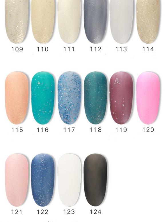 6 Pure Colors Nail Polish