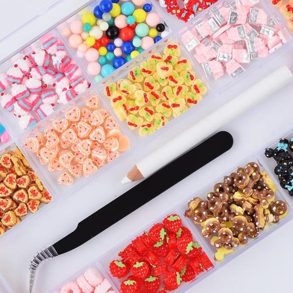 400pcs Nail Art Candy Shape