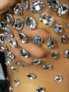 Silver Rhinestones Drag Bodysuit