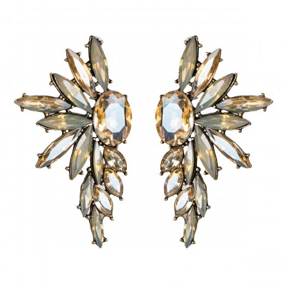  Shinning Rhinestone Statement Drop Earrings