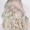 Human Hair Full Lace Wig Curly Ash Brown