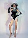 Black Velvet Leotard (includes hat & gloves)