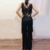 Black Tassel Transparent Bodysuit