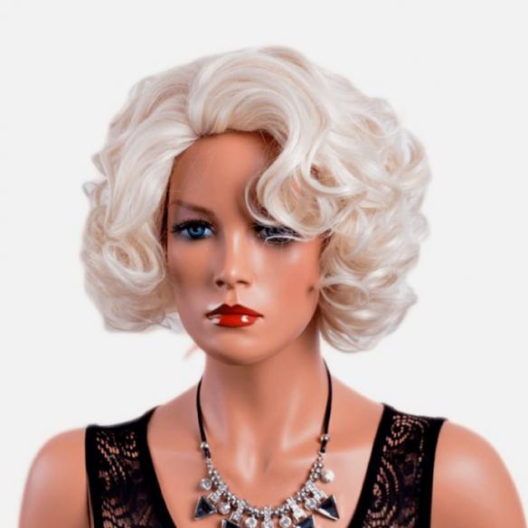 Short Blonde Wave Wig