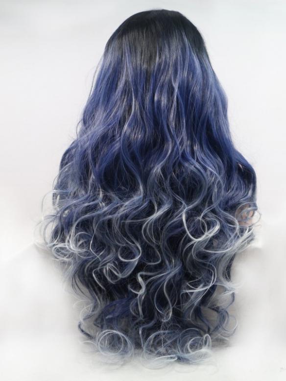 Human Hair Full Lace Wig Curly Ash Brown