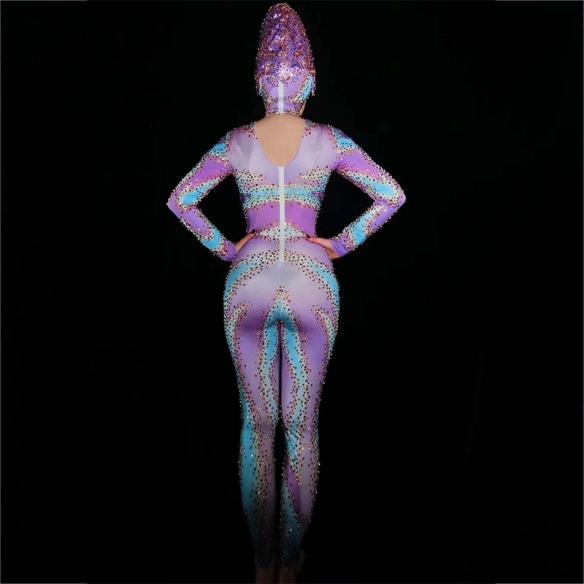 Purple Hoodie Leotard