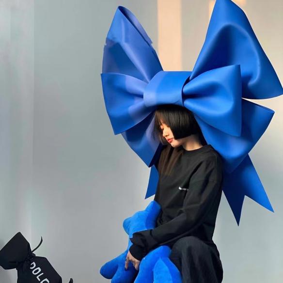 Various colors oversize bow-knot diy adornment