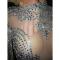 Silver Rhinestones Tassel Dress