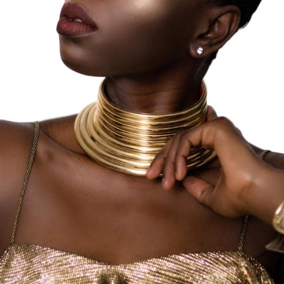 Drag Queen African Tribal Choker Necklace (Various Colors)