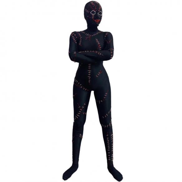 Black Suture Bodysuit