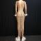 Nude Sparkly Rhinestone Long Dress