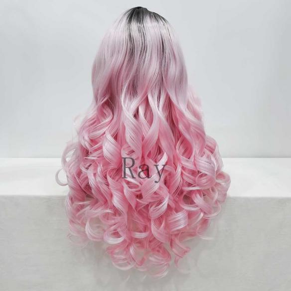 Human Hair Full Lace Wig Curly Ash Brown