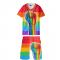 LGBT Pride Sporty Two-Piece Outfit (Baseball Jersey & Shorts)