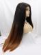 Human Hair Full Lace Wig Curly Ash Brown