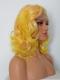 Human Hair Full Lace Wig Curly Ash Brown