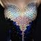 Multi- color Rhinestone Leotard