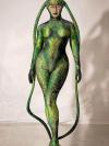Green Snake Pattern Bodysuit