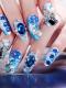 Bling Rhinestone Acrylic Fake Nails