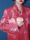 Pink Shiny Vintage Drag Coat