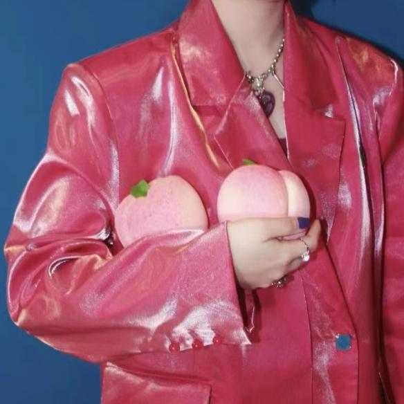 Pink Shiny Vintage Drag Coat