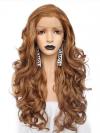 Long Brown Wave Lace Front Drag Wig