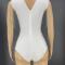 White Tassel & Rhinestone Leotard