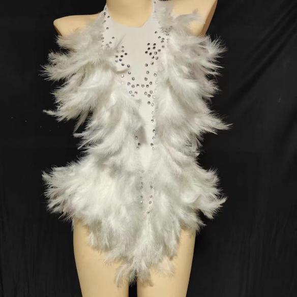 Various colors feather leotard
