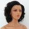 Human Hair Full Lace Wig Curly Ash Brown