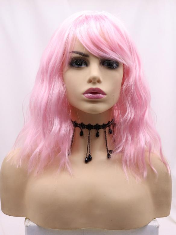 Human Hair Full Lace Wig Curly Ash Brown