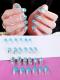 24 Sets Elaborate False Nail Art Tips 