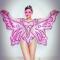 Pink Butterfly Mini Dress