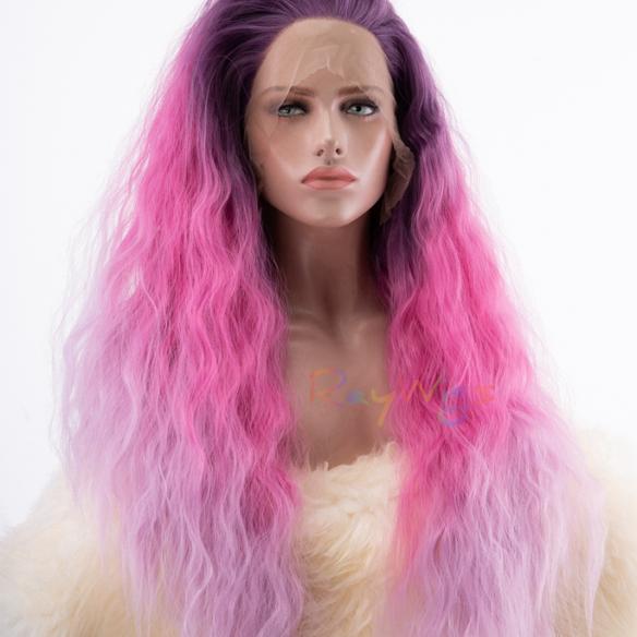 Human Hair Full Lace Wig Curly Ash Brown