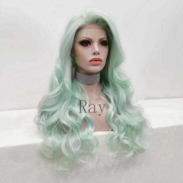 Human Hair Full Lace Wig Curly Ash Brown