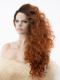 Ombre Reddish Brown Curly Wig for Drag Race - Style -Trinity