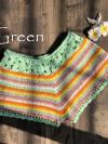 Rainbow Crochet Knitted Bikini Bottoms