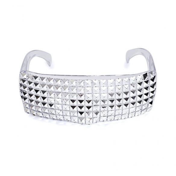 Metallic Studded Oversized Eyewear