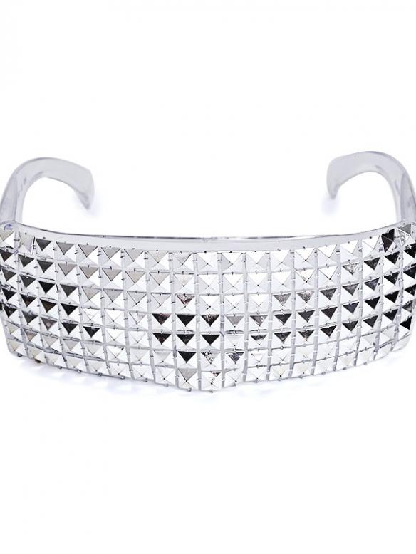 Metallic Studded Oversized Eyewear