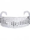 Metallic Studded Oversized Eyewear