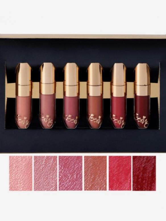 6 PCS BEAUTY GLAZED LIP STICK SET