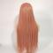 Long Straight Sweet Peach Pink Drag Wig