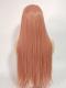 Long Straight Sweet Peach Pink Drag Wig