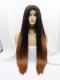 Human Hair Full Lace Wig Curly Ash Brown