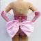 Pink Rhinestone Bowknot Leotard