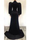 Black Velvet Gown
